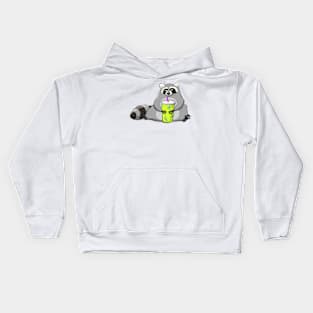 Slushier Raccoon Kids Hoodie